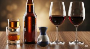 純アルコール20gに相当する酒類の量（目安）