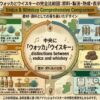 ウォッカとウイスキーの原料、製法、ろ過、熟成、色、ラベル表示の違いを整理した比較図