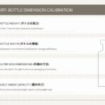 ウイスキーボトルの高さ、横幅、外箱、棚の内寸を確認する資料風イメージ