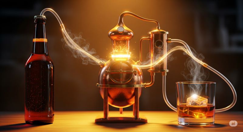 ビールを蒸留するとウイスキーになる? ビールを蒸留するとウイスキーになる?