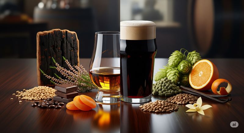 ウイスキーとビールの決定的な味の違い ウイスキーとビールの決定的な味の違い