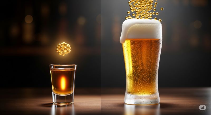 ウイスキーとビールどっちがカロリー高い? ウイスキーとビールどっちがカロリー高い?