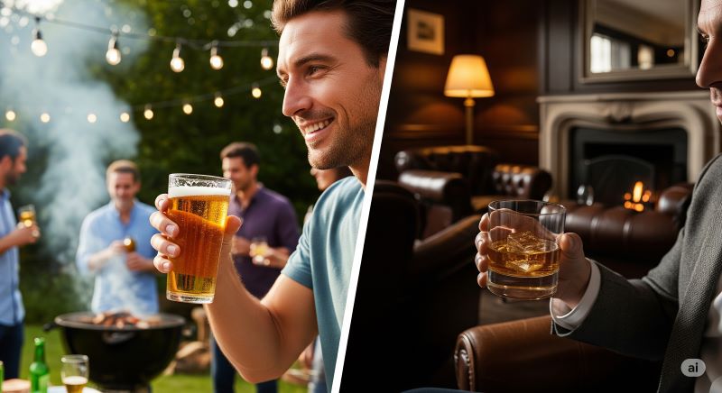 シーンで選ぶ!ウイスキーとビールの違いを比較 シーンで選ぶ!ウイスキーとビールの違いを比較