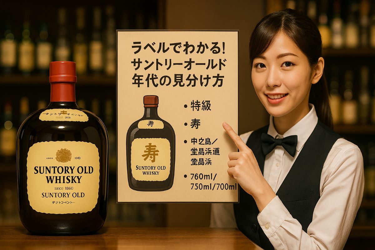 ラベルでわかる！サントリーオールド年代の見分け方