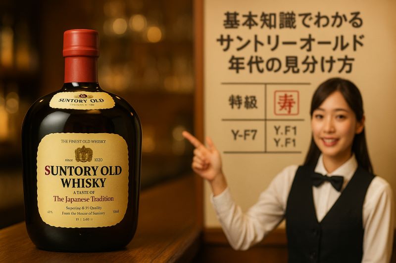 基本知識でわかるサントリーオールド年代の見分け方