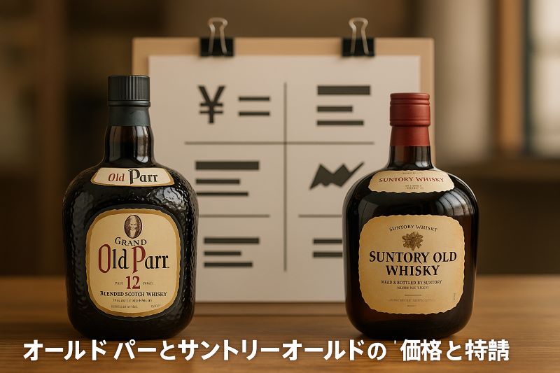 オールド パーとサントリーオールドの価格と特徴を比較
