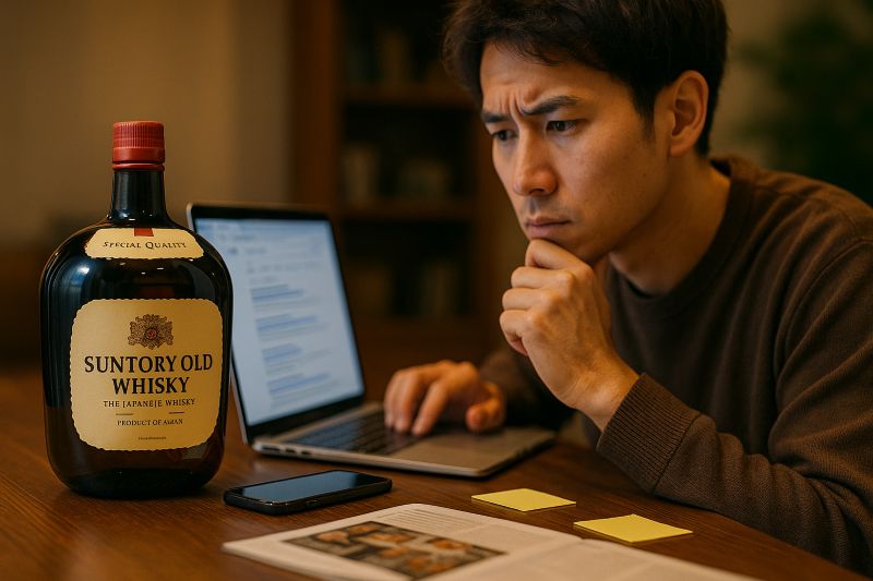 サントリーオールドは製造中止になったの？