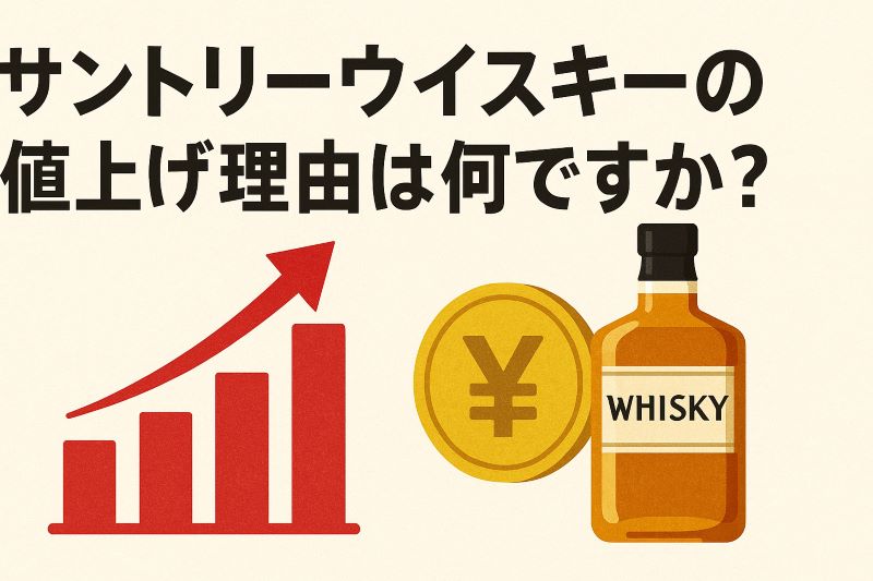 サントリーウイスキーの値上げ理由は何ですか？