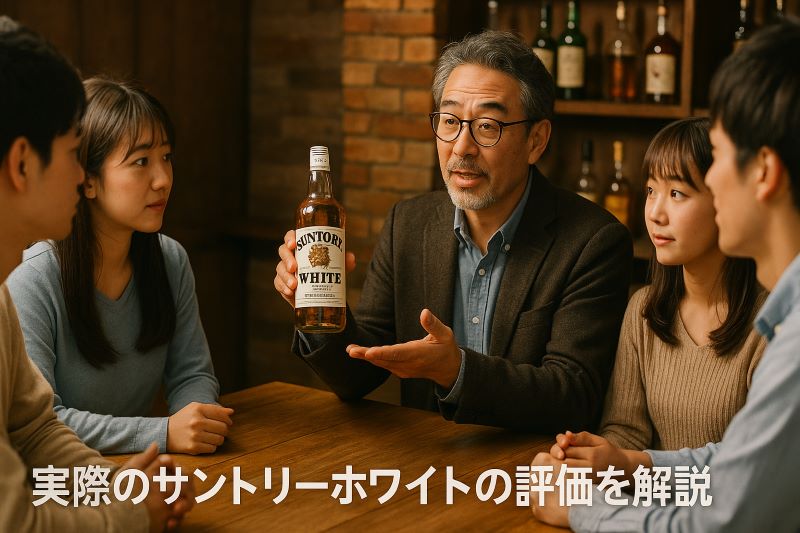 実際のサントリーホワイトの評価を解説