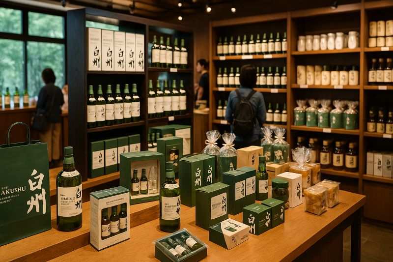 白州蒸溜所で購入できるお土産と限定品 白州蒸溜所で購入できるお土産と限定品