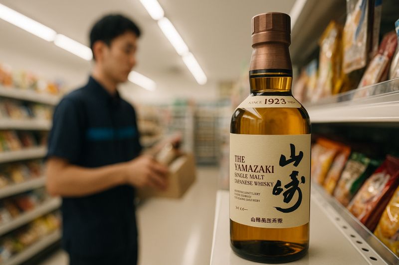 山崎ウイスキーのコンビニ入荷時間はいつ？
