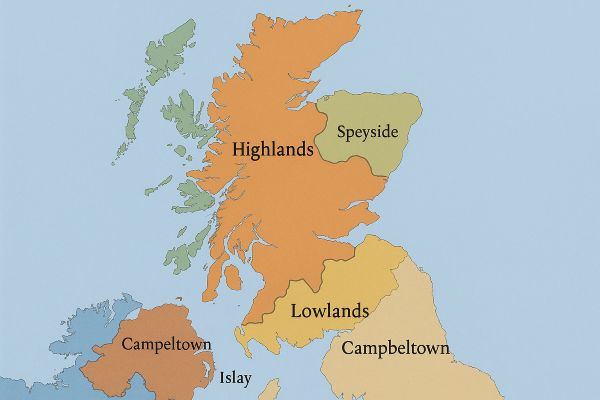 スコットランドの「6大産地」 スコットランドの「6大産地」