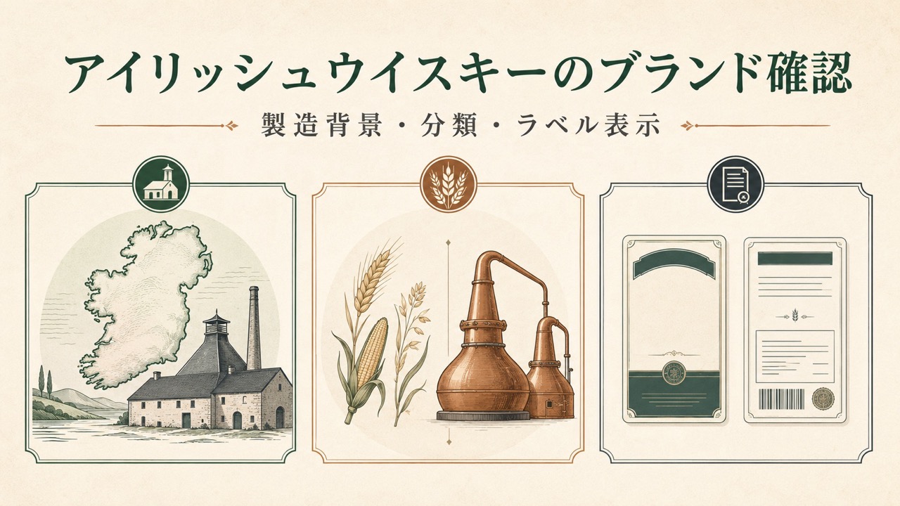 The Buskerの製造背景・商品分類・ラベル表示を確認するための図