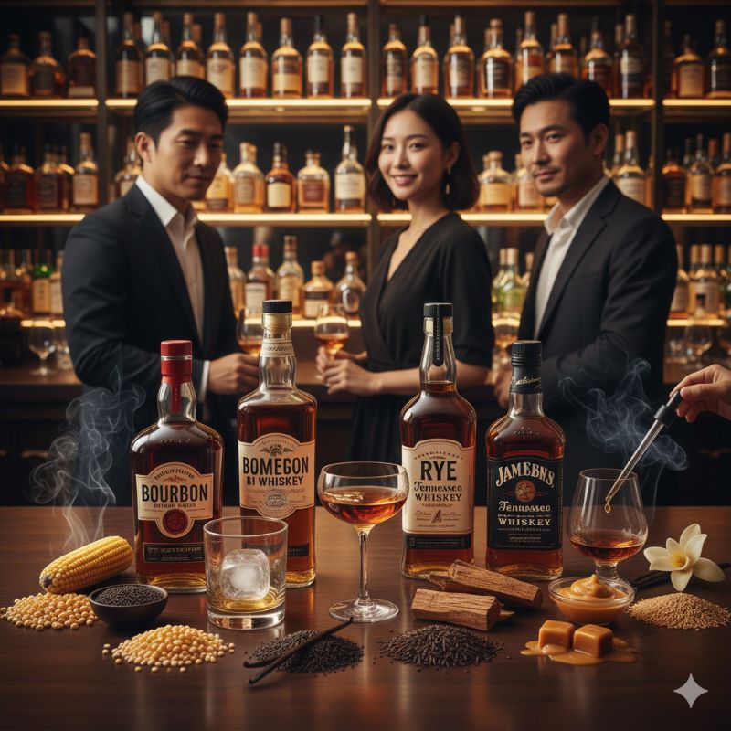 アメリカンウイスキーとバーボンの違いを楽しむ銘柄