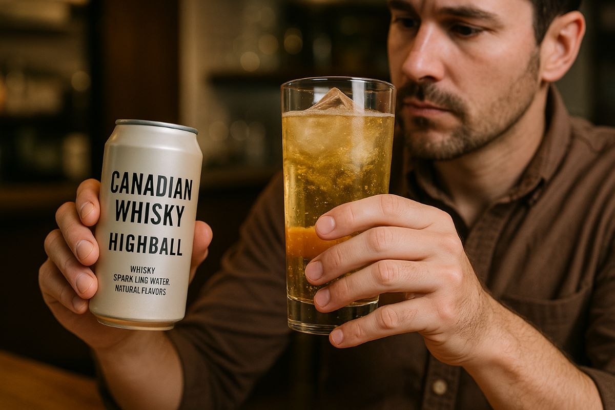 カナディアン ウイスキー ハイボールの味と缶を評価