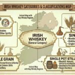 The Buskerを例にBlend、Single Malt、Single Grain、Single Pot Stillの4分類を示す資料風イメージ