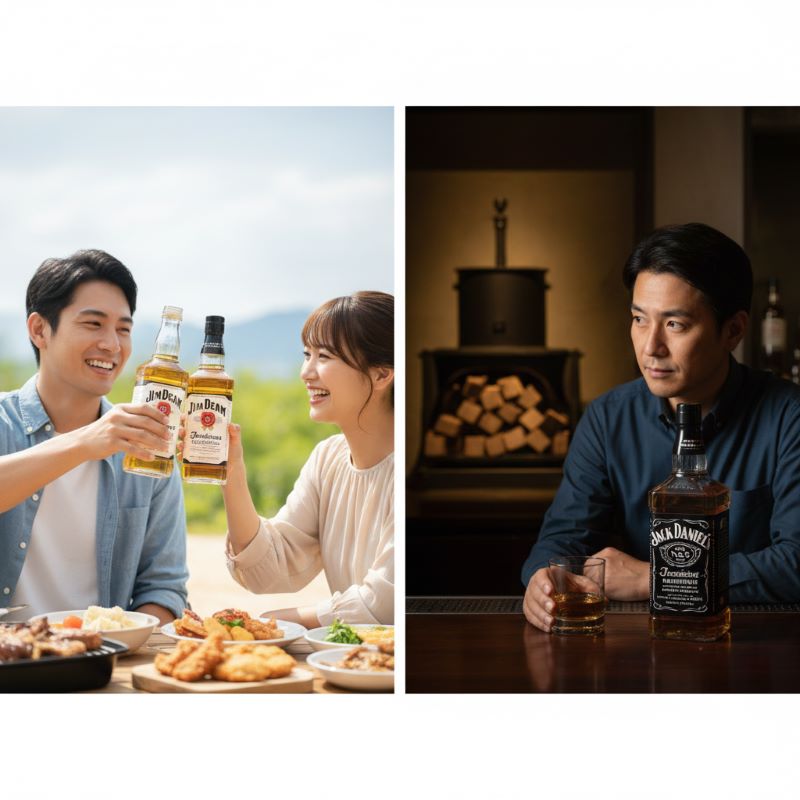 ジムビームやジャックダニエルの特徴