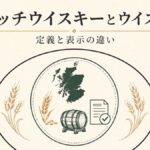 ウイスキー全体の中に法的条件を満たすScotch Whiskyが含まれる関係を示す図