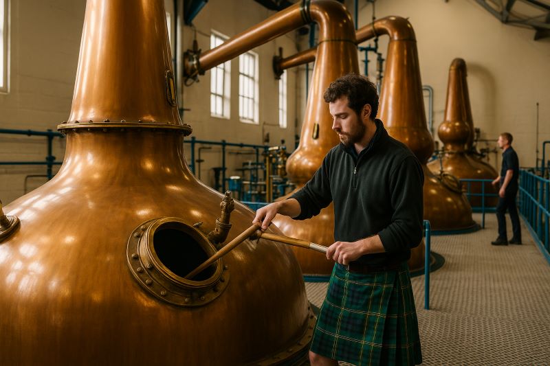 スコットランド国内での製造プロセス スコットランド国内での製造プロセス