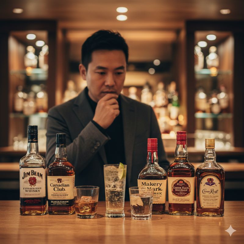 カナディアンウイスキーやバーボンの人気銘柄と飲み方