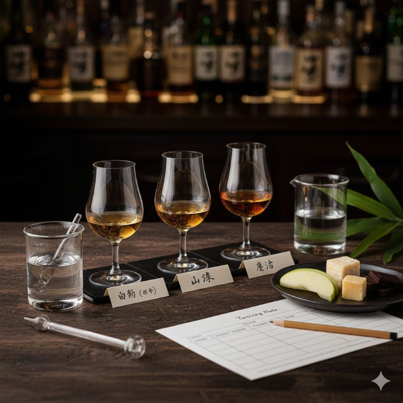 初心者が味の違いを楽しむためのウイスキーテイスティングセット