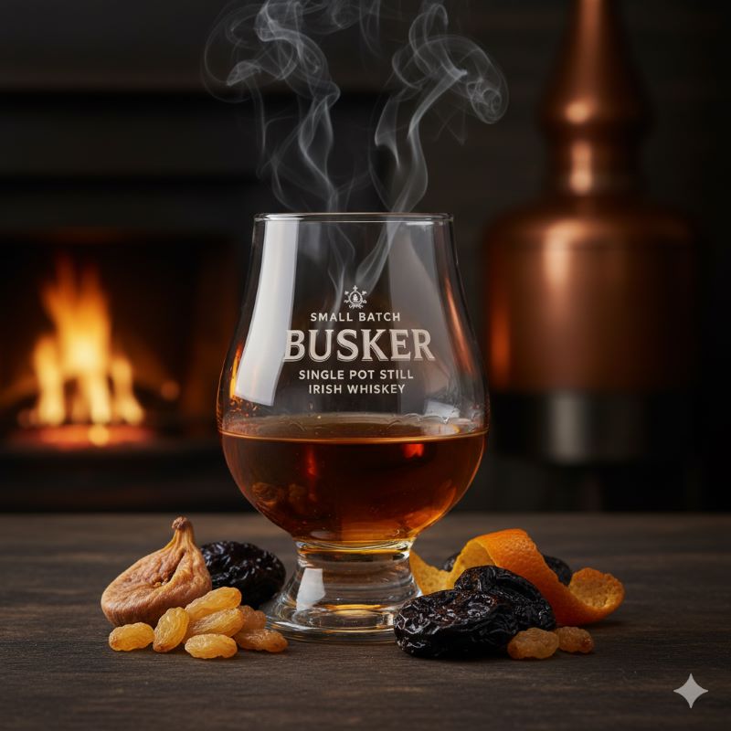 バスカー スモールバッチの濃厚なテクスチャーとドライフルーツの味わいを表現したイメージ