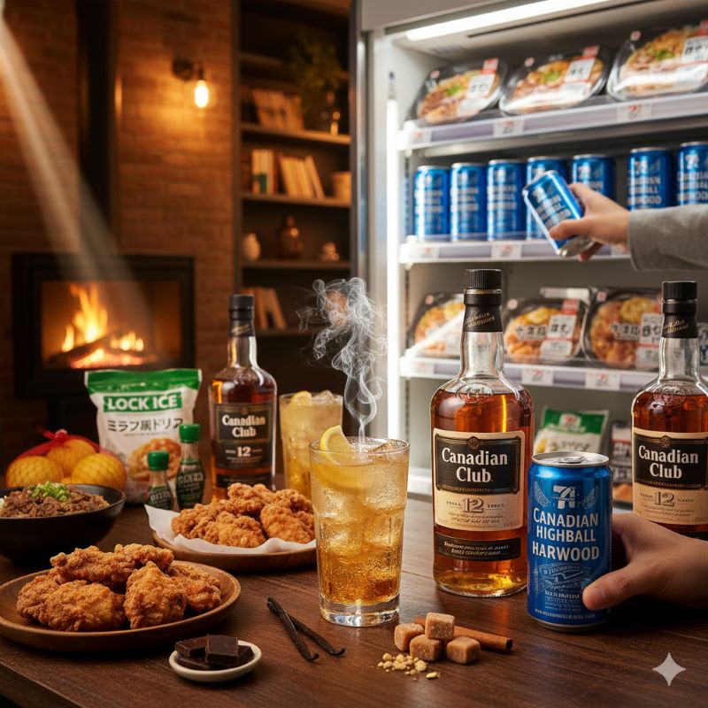 揚げたての唐揚げと相性抜群なキンキンに冷えたハイボールのセット