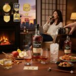 カナディアンクラブの「ライト＆スムース」な魅力を象徴する、黄金色に輝く爽快なハイボールとリラックスした晩酌の風景