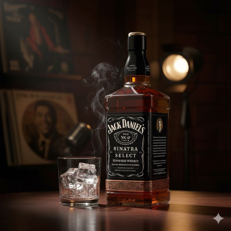 高級感あふれるジャックダニエルのプレミアムライン、シナトラセレクトをイメージしたボトル