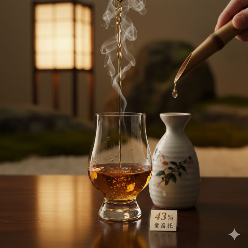日本の伝統美と調和する「43度」の黄金比をイメージしたウイスキー